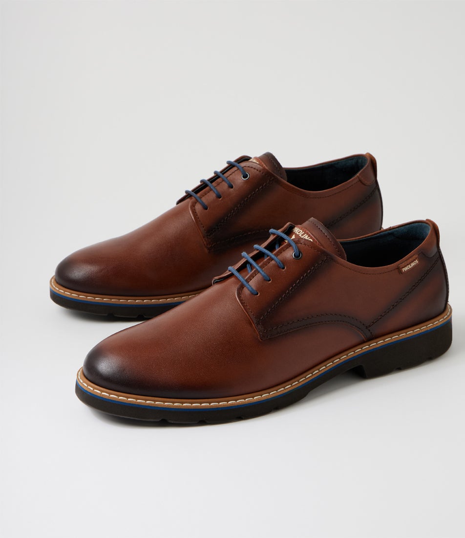 Alarcon 42 Cuero Leather Lace Up Flats