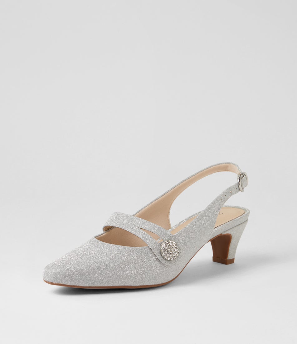 Lisshle2 Silver Suede Heels Lisshle2 Silver Suede Heels