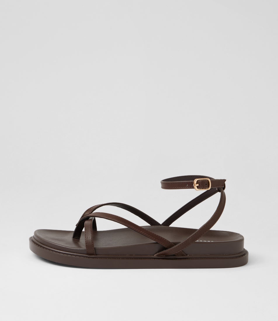 Brinley Chocolate Brown Sandals