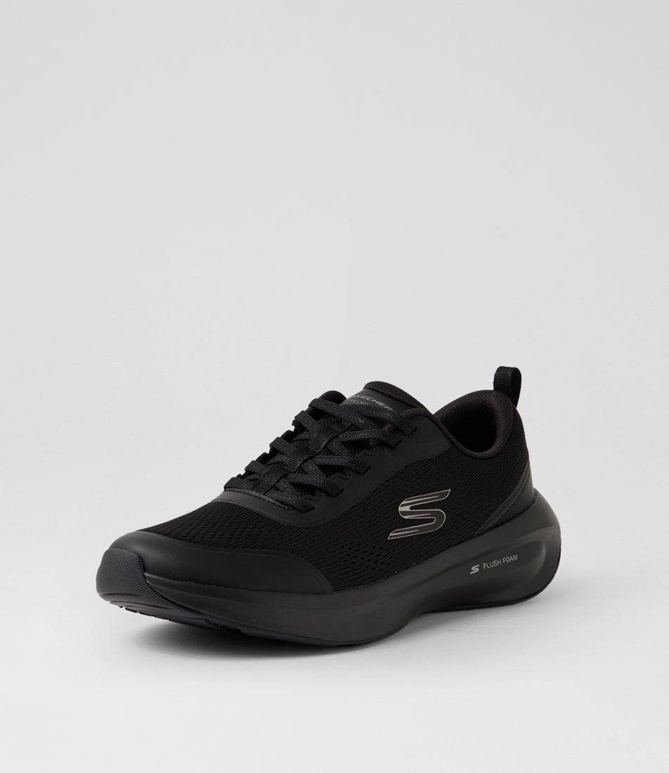 Skechers Plush Foam Black Mesh Sneakers Skechers Plush Foam Black Mesh Sneakers