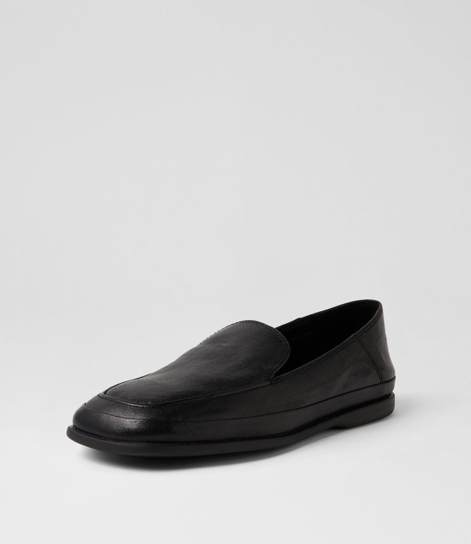 Sammie Black Leather Loafers