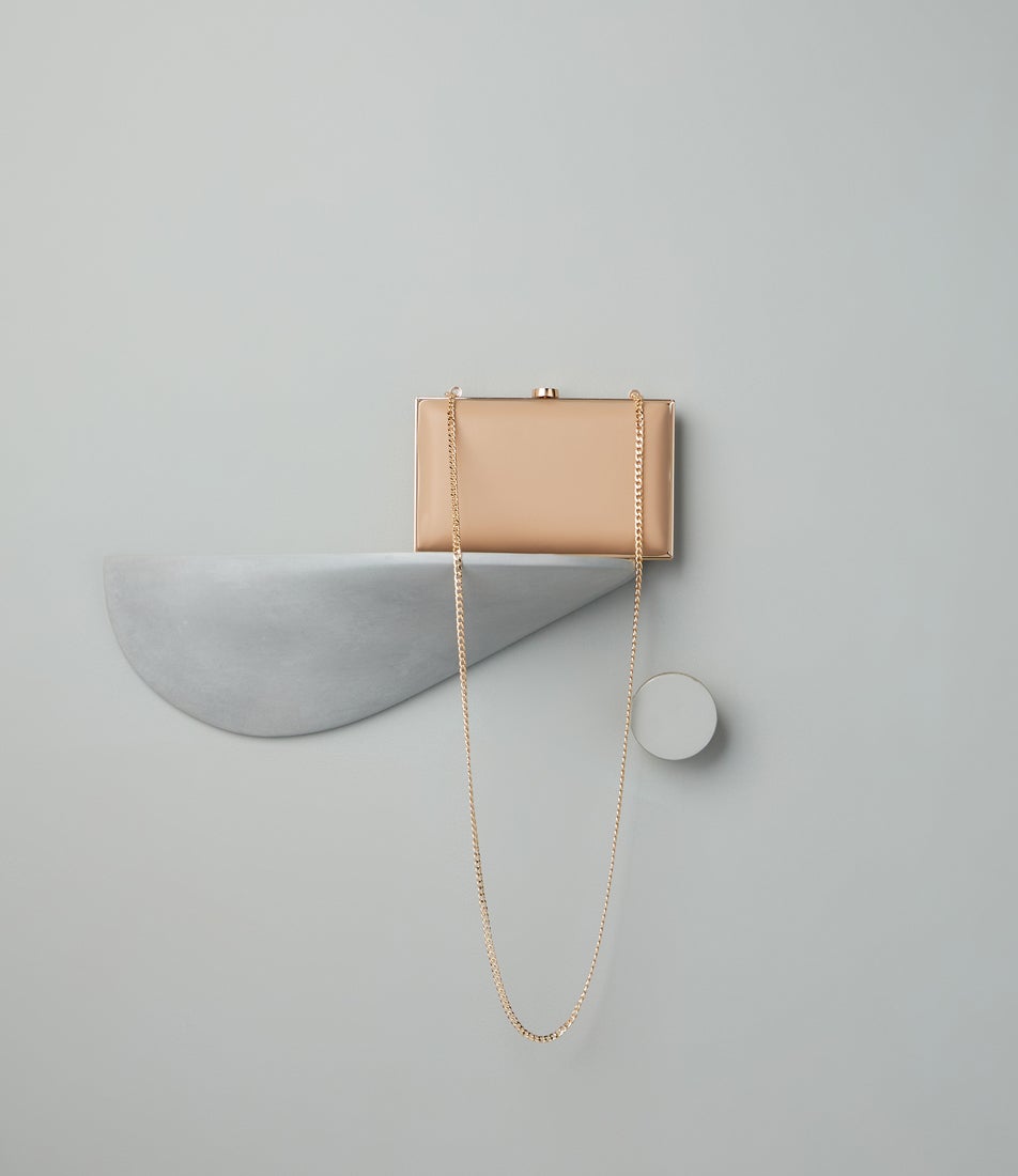 Ariella Slim Natural Clutch