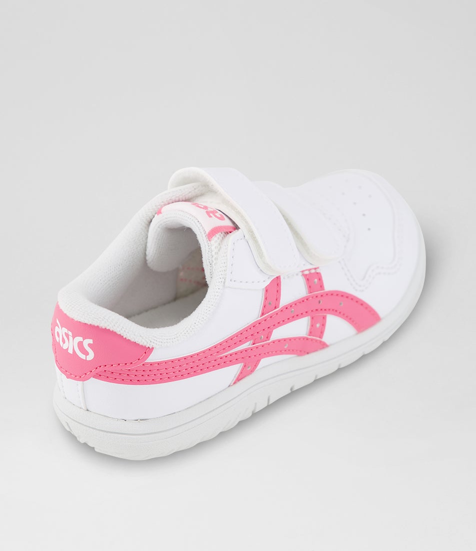 Japan S Toddler White Dragon Fruit Leather Court Sneakers