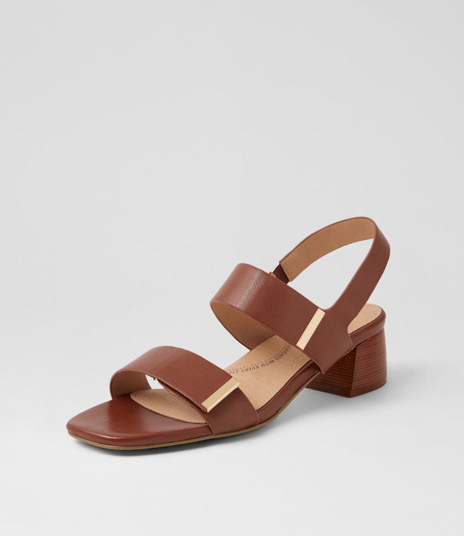 Copin W Cognac Leather Sandals