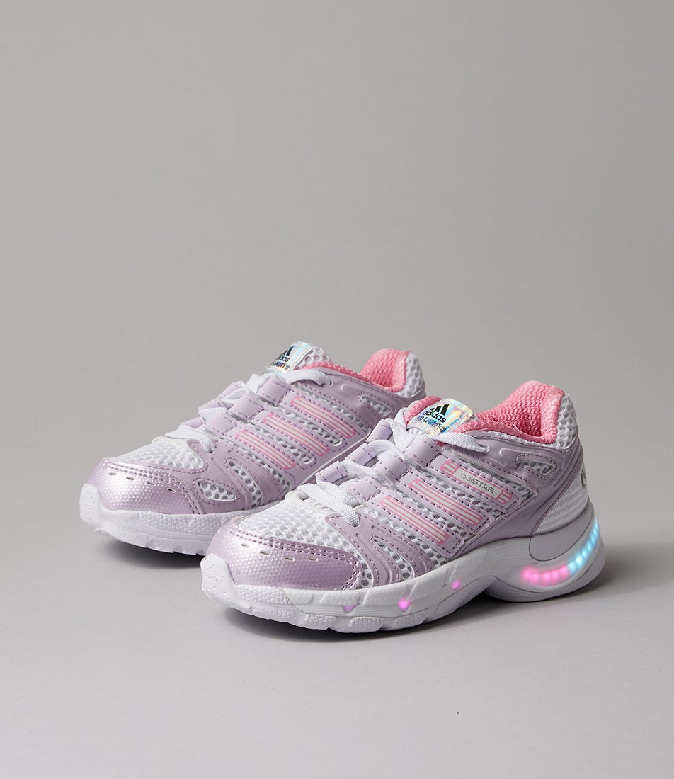 Adistar Control Led Toddler White Ice Lavender Bliss Pink Mesh Sneakers