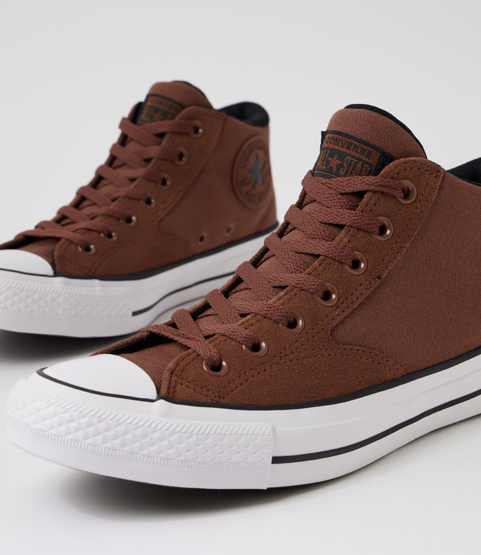 Malden Street Mid Heavy Duty Brown Suede Sneakers