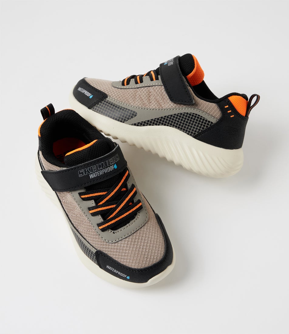 Bounder Venture Toddler Brown Taupe Fabric Sneakers Bounder Venture Toddler Brown Taupe Fabric Sneakers