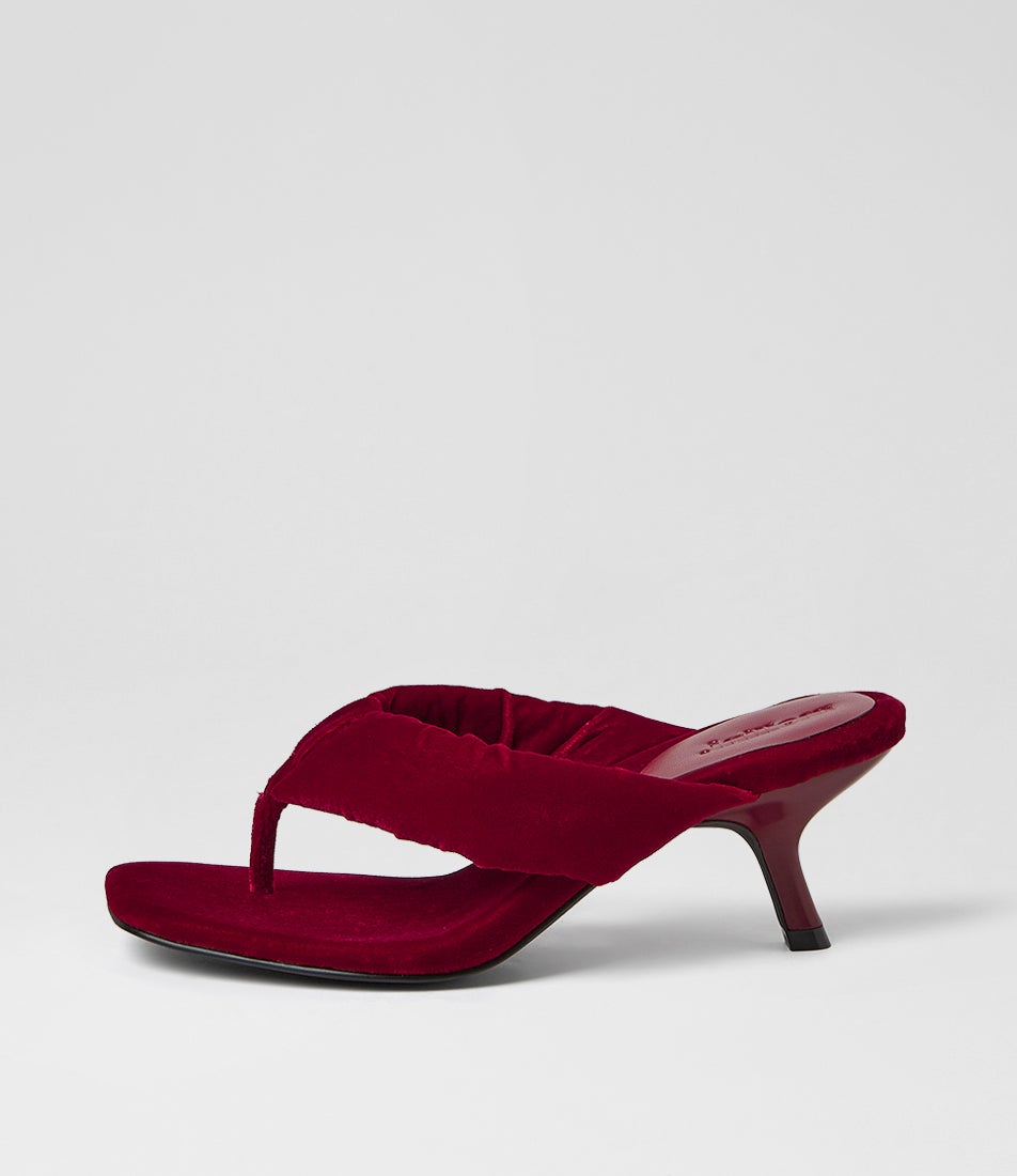 Heedee Ruby Velvet Sandals