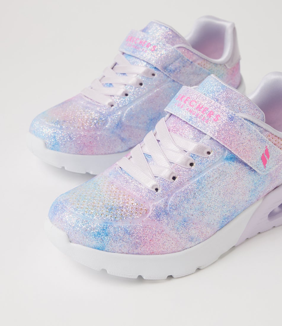 Uno Lite 2 Glitter S Junior Lavender Multi Smooth Sneakers Uno Lite 2 Glitter S Junior Lavender Multi Smooth Sneakers