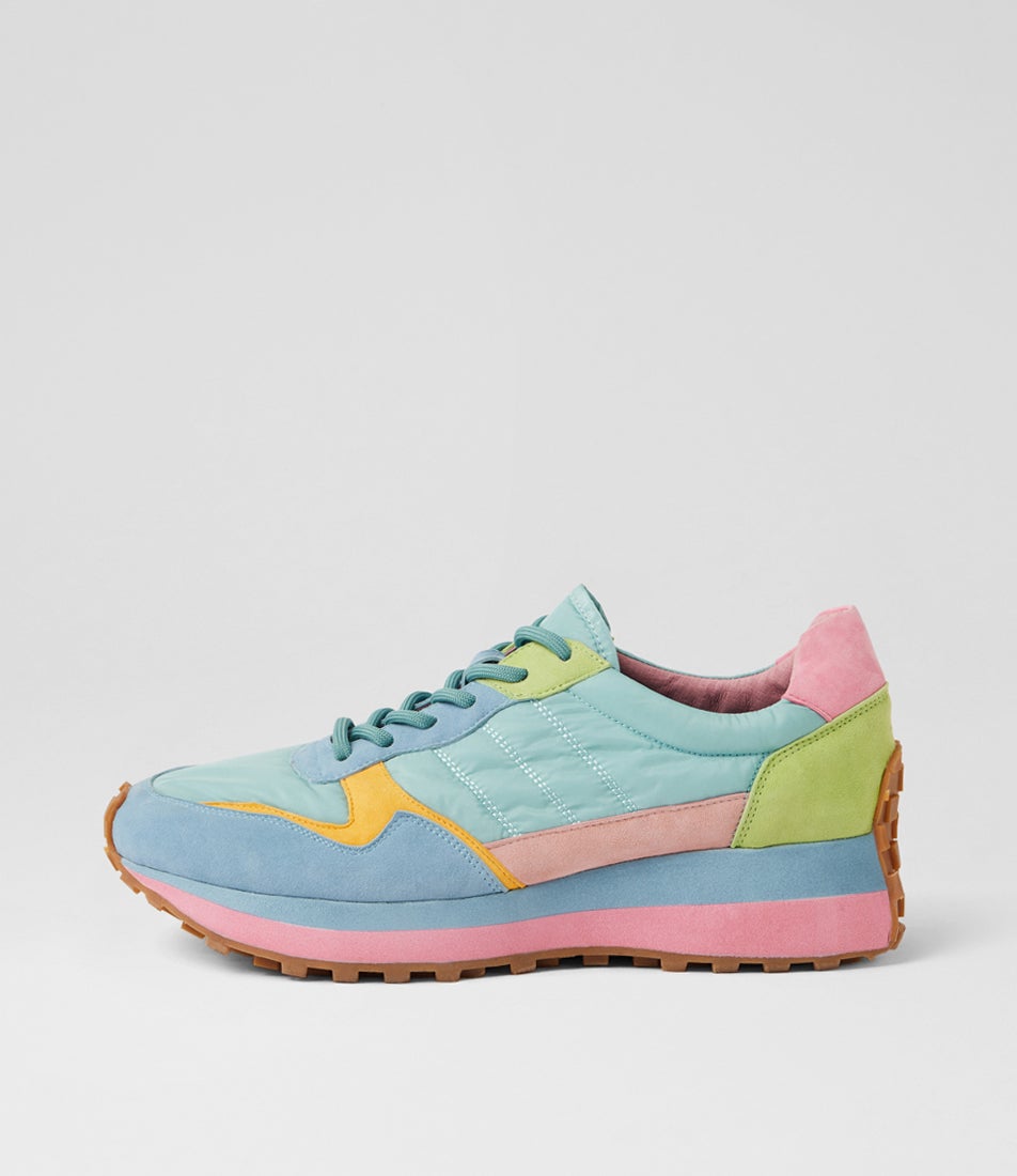 Sony Denim Leather Sneakers