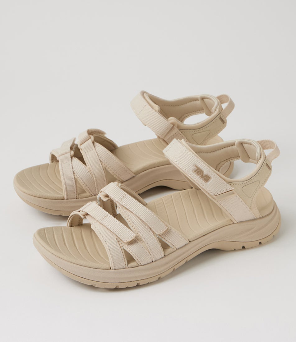 W Tirra Sport Oyster Grey Fabric Sandals