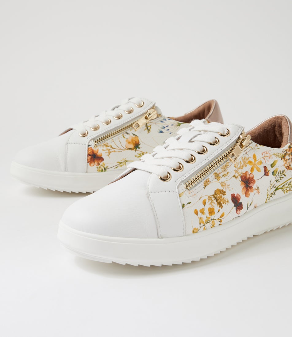 Lillyz White Butterfly Mix Multi Sneakers Lillyz White Butterfly Mix Multi Sneakers
