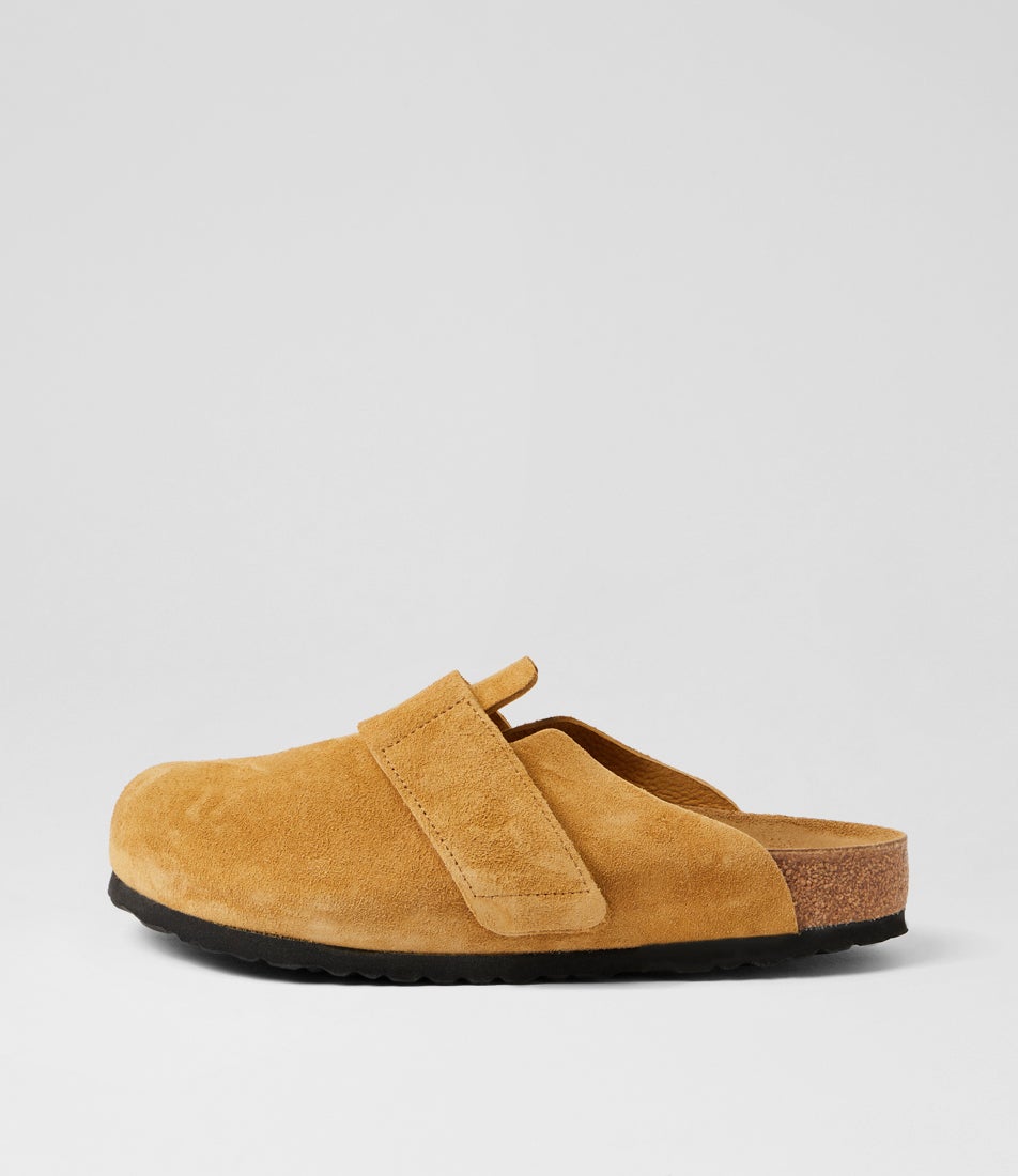 Loma Men's Cork Brown Suede Slides