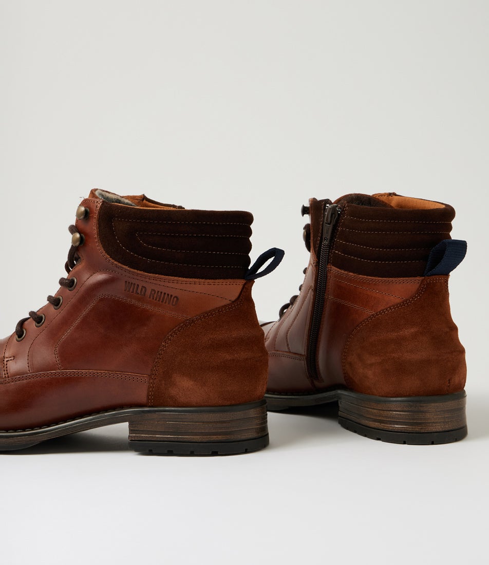 Benson Cognac Leather Loafers