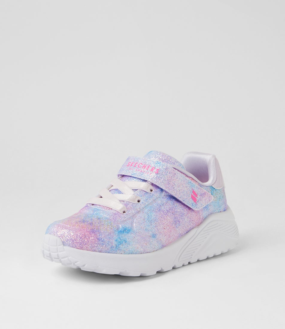Uno Lite Cloudy Spell Toddler Lavender Multi Fabric Sneakers Uno Lite Cloudy Spell Toddler Lavender Multi Fabric Sneakers