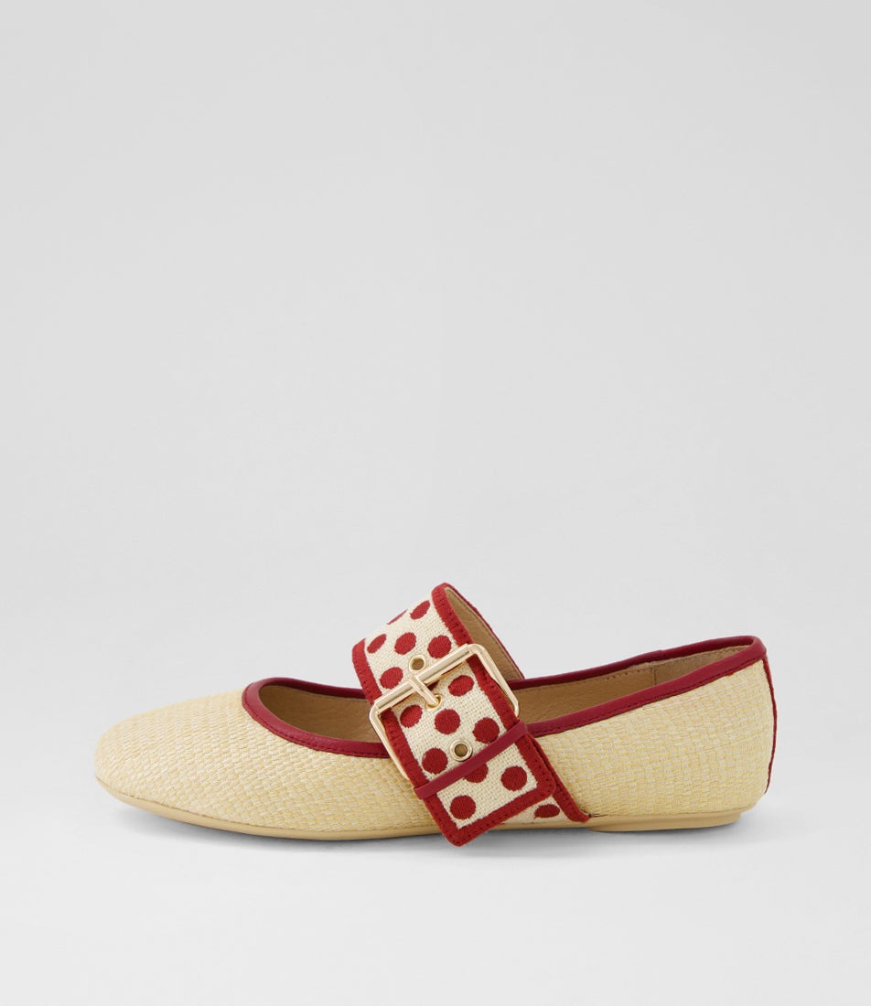 Betsa Natural Pinot Natural Multi Mary Janes