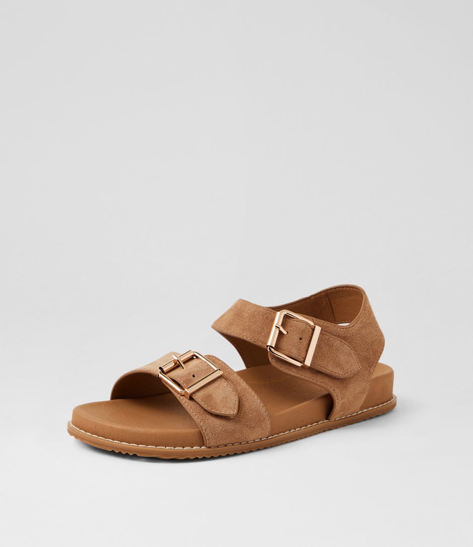 Hastice W Light Choc Suede Sandals