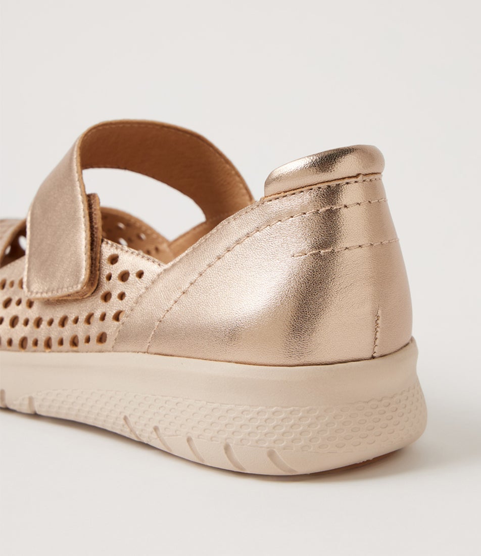 Sindis Xf Champagne Leather Mary Janes