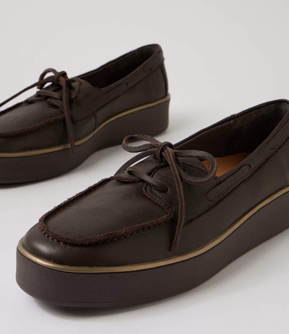 Zita W Choc Leather Loafers