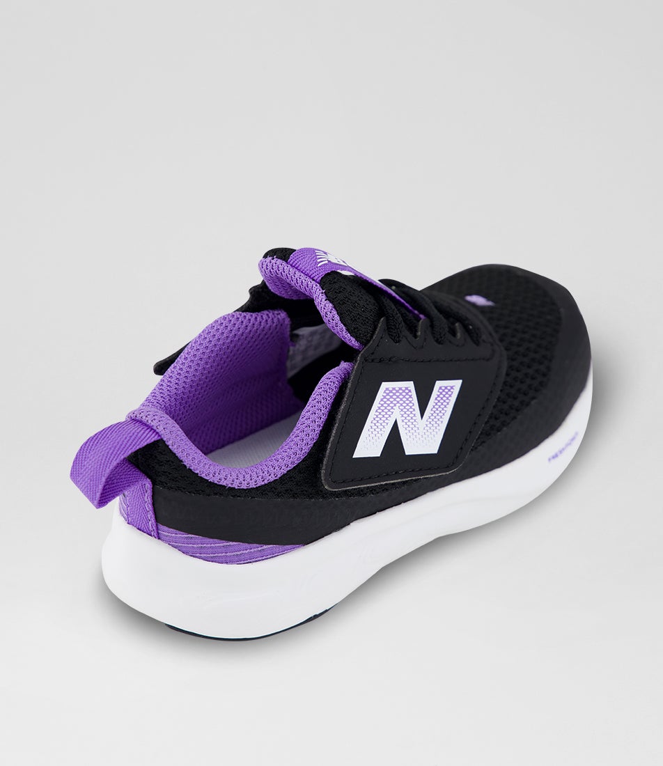 625 Toddler Black Violet Crush Mesh Sneakers