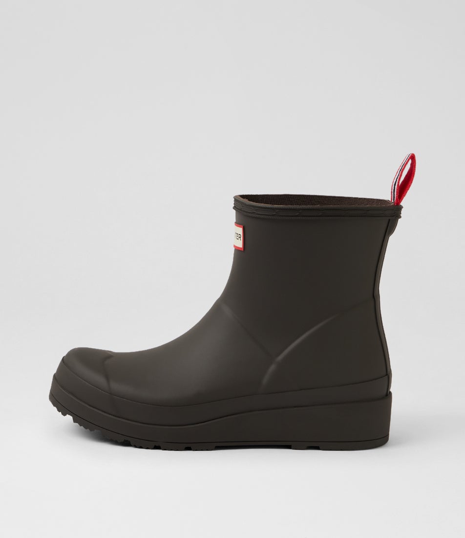 Play Short Boot Chocolate Brown Rubber Gumboots