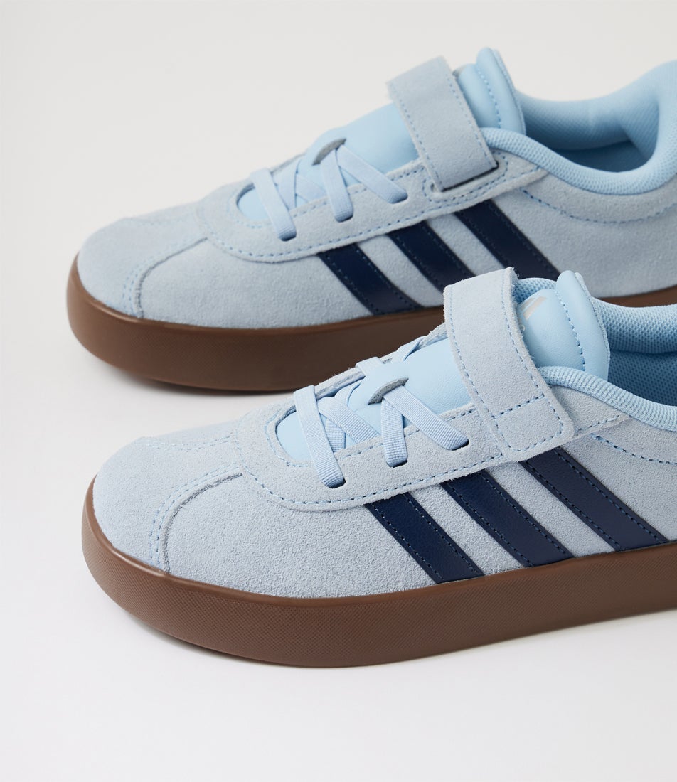 Vl Court 3 Junior Clear Sky Indigo Fabric Sneakers