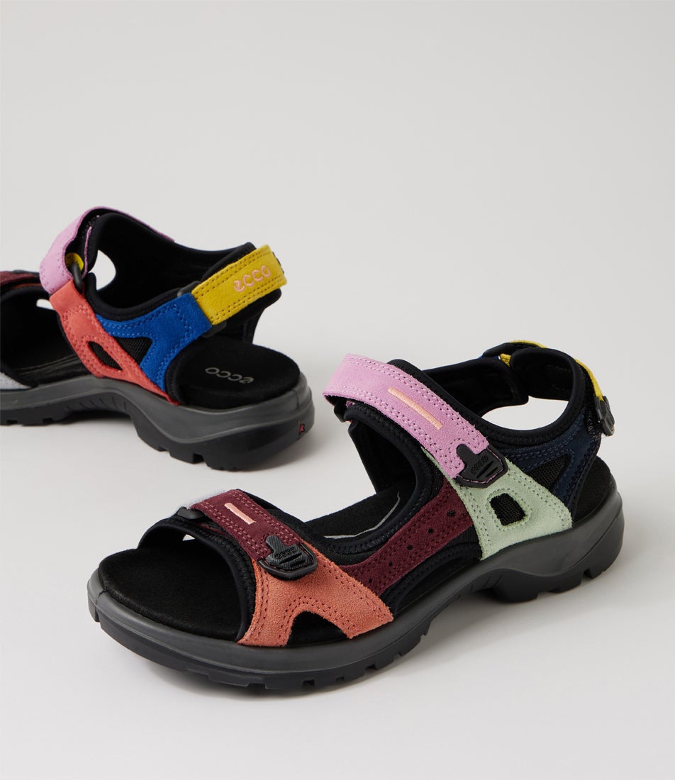 Offroad W Multicolor Suede Sandals