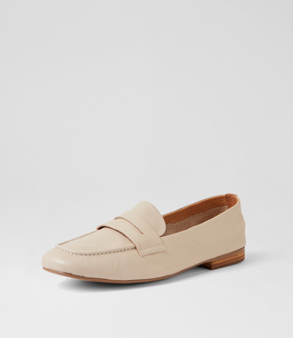 Mecial Almond Leather Loafers