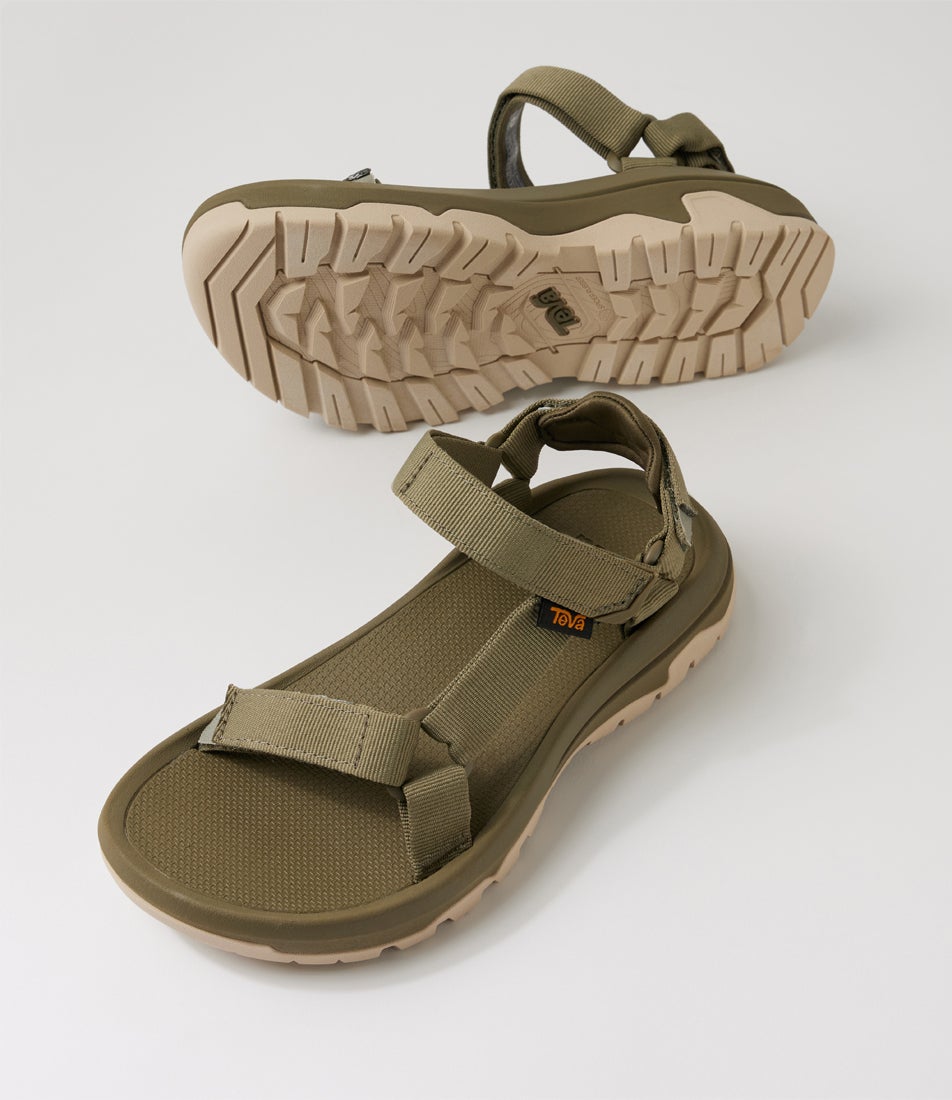 W Hurricane Xlt3 Burnt Olive Fabric Sandals
