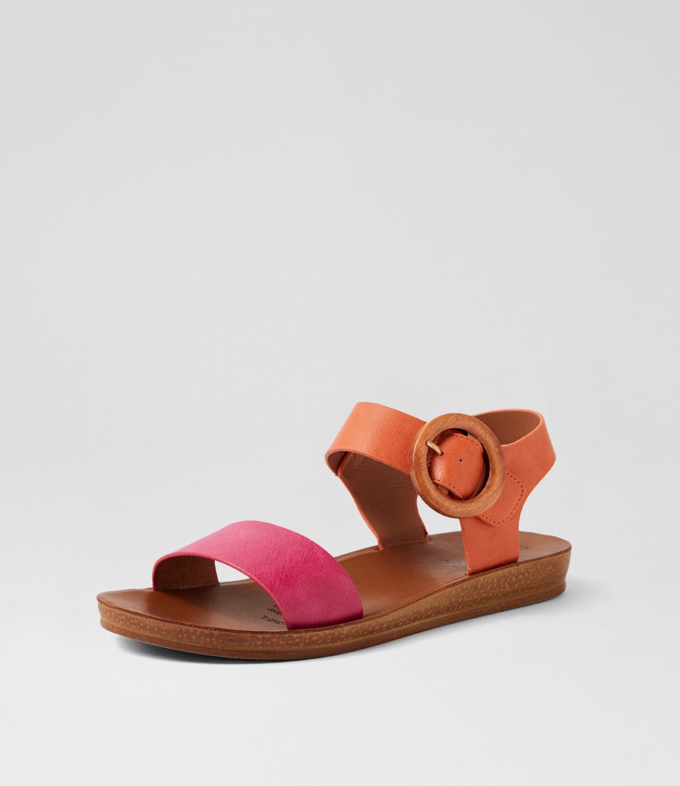 Killzine Fuchsia Orange Sandals
