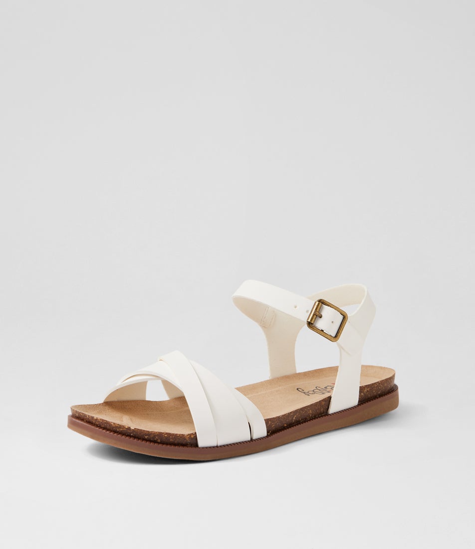 Clonti White Sandals Clonti White Sandals