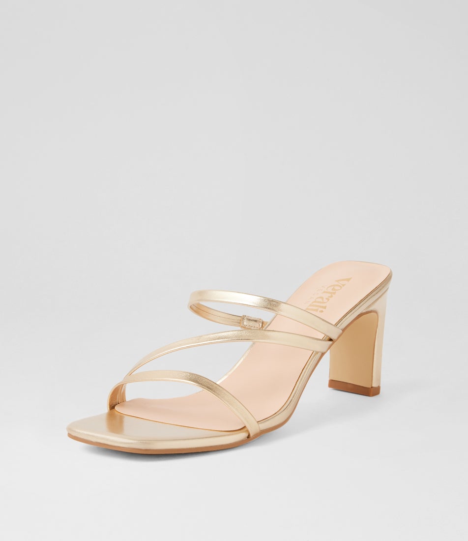 Ginny Champagne Gold Sandals
