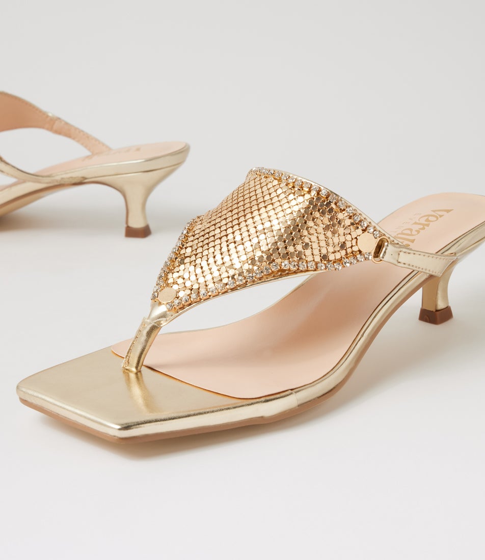 Mackenzie Champagne Gold Sandals