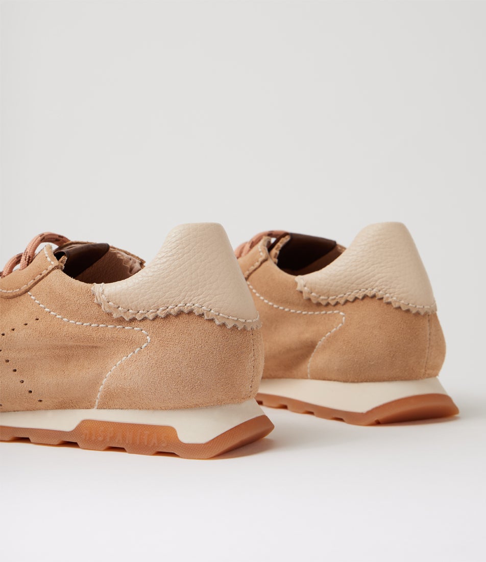 Zinnia 02 Desert Suede Leather Sneakers
