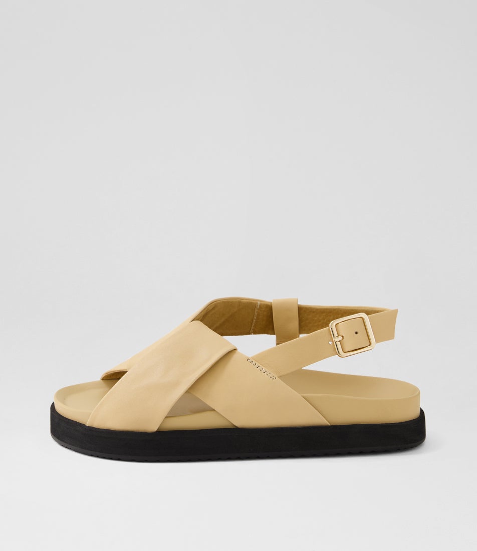 Mya Biscuit Leather Sandals