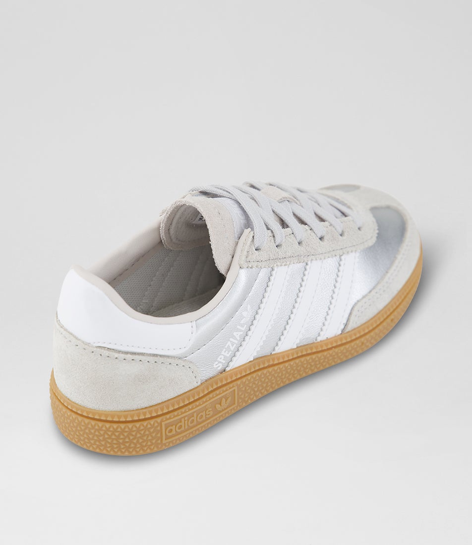Handball Spezial Junior Silver White Gum Suede Sneakers