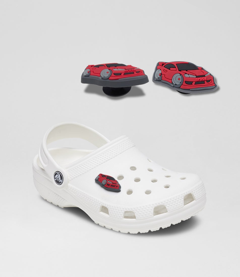 Glow Race Car Junior Red Jibbitz
