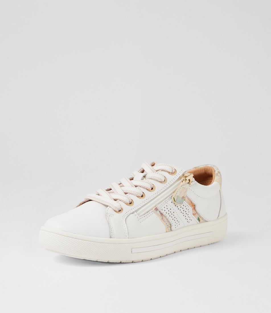 Emillio White Meadow Multi Sneakers