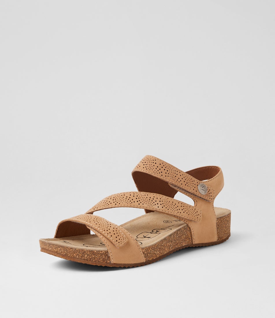 Tonga 78 Beige Leather Sandals