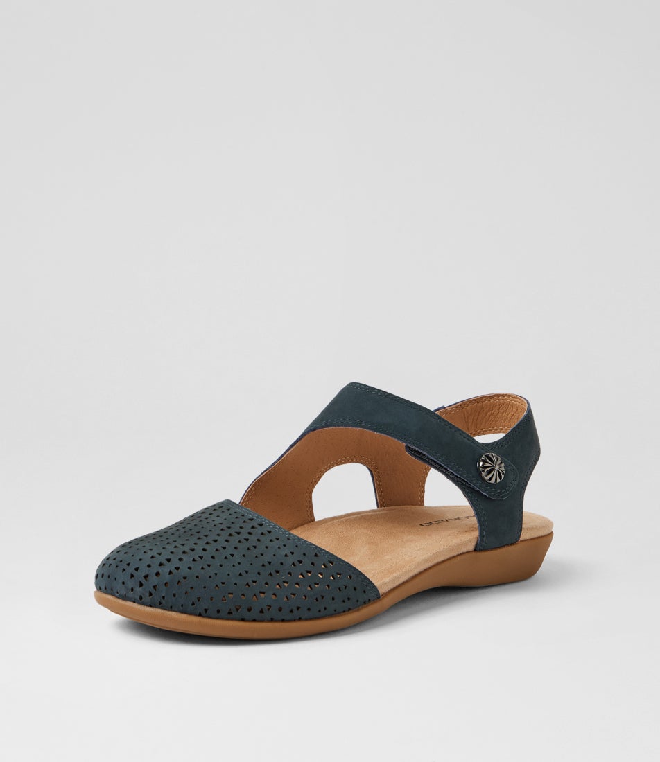 Cheyenne Navy Nubuck Mary Janes