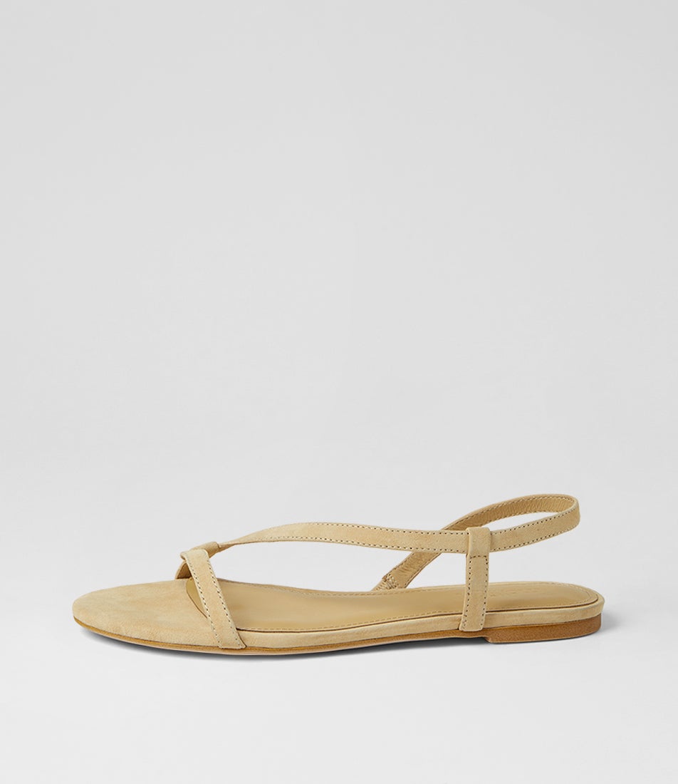 Dusst Lemon Suede Sandals