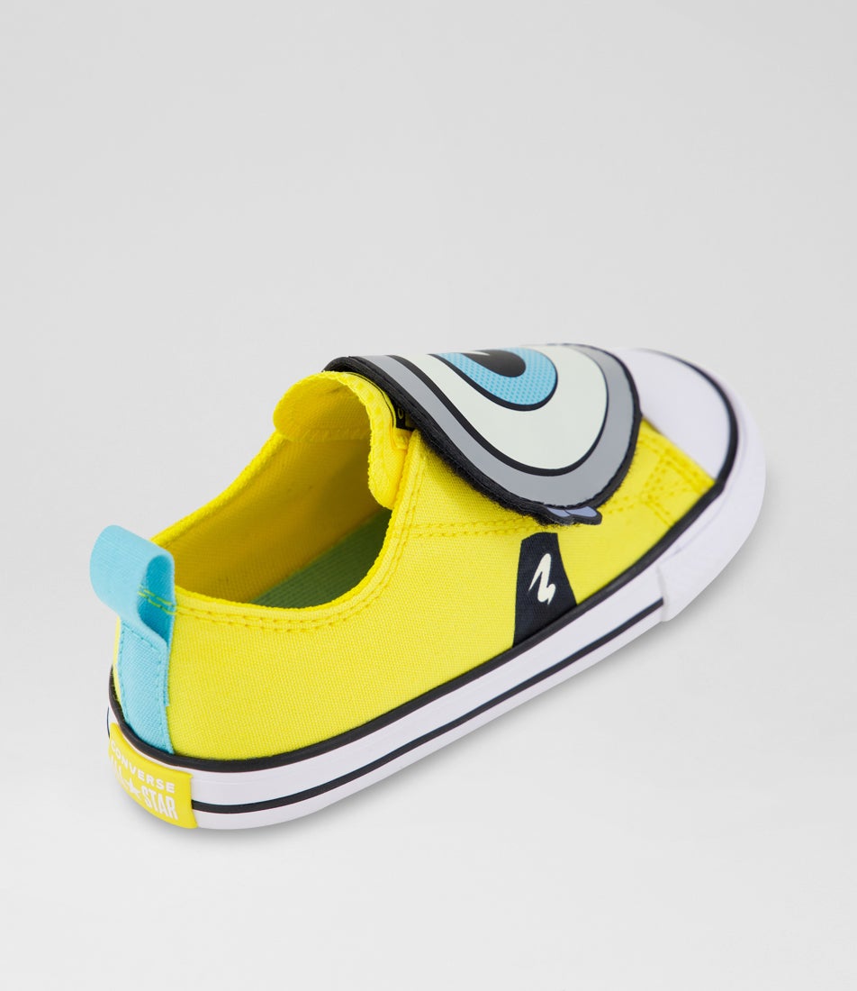 Minions Chuck Taylor All Star Low Toddler Yellow Canvas Sneakers