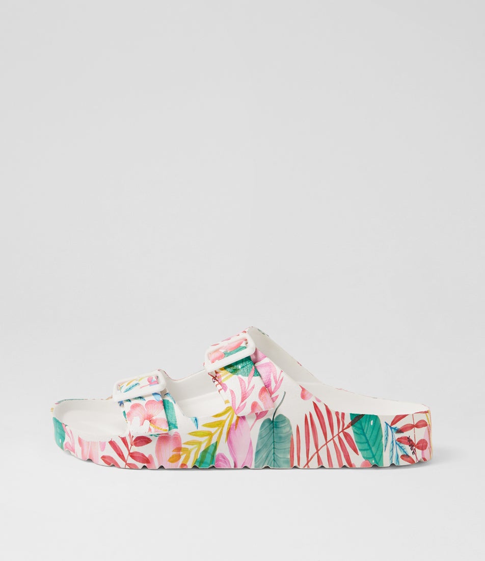 Poolside Floral Eva Sandals