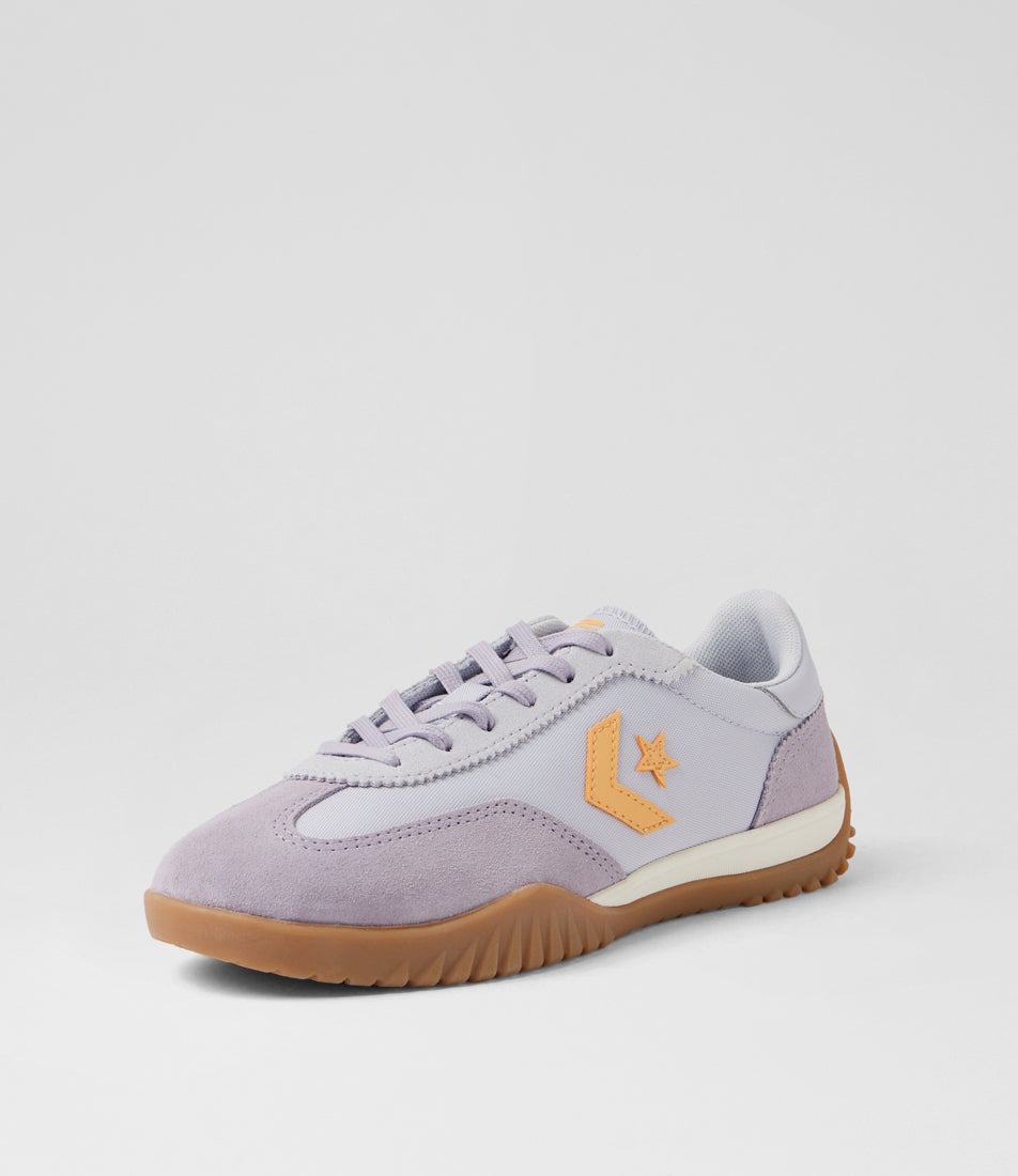 Run Star Trainer W Lavender Melon Suede Sneakers