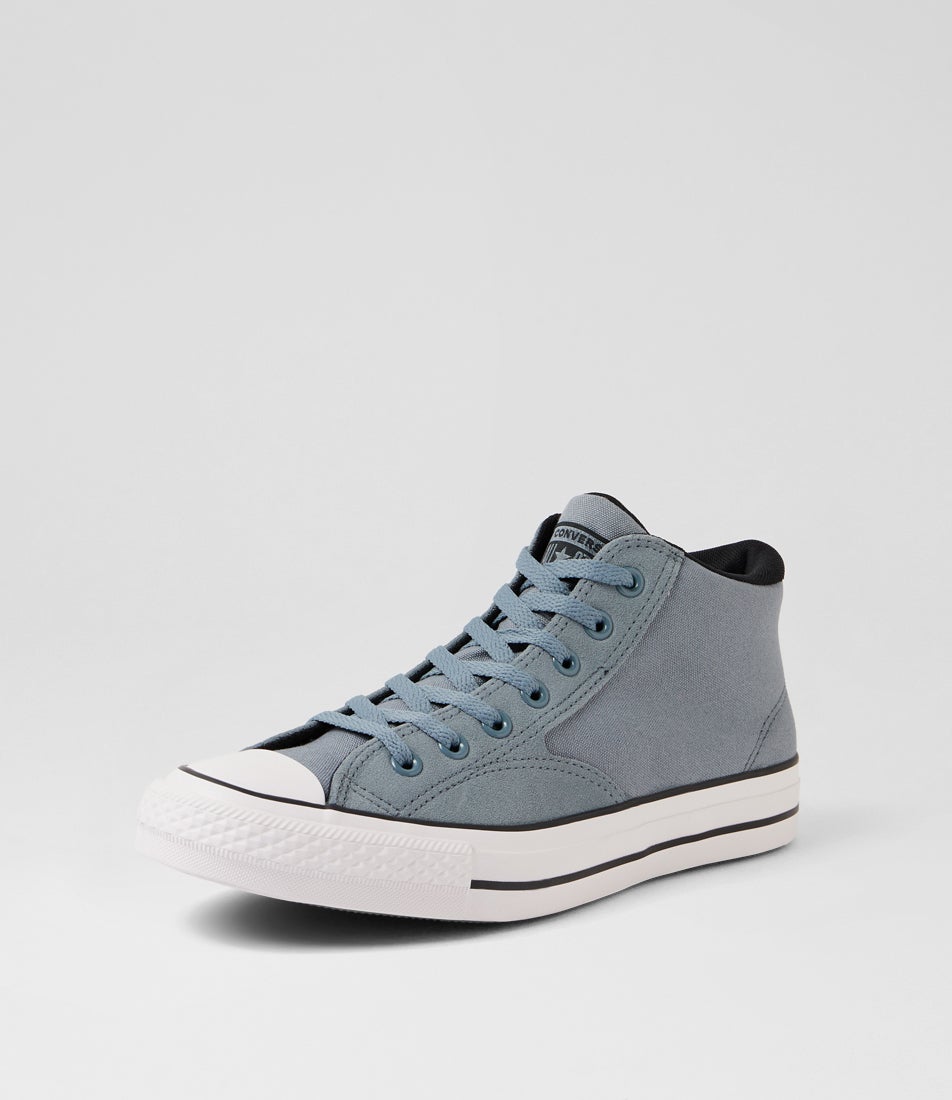 Malden Street Mid Grey New World Suede Sneakers