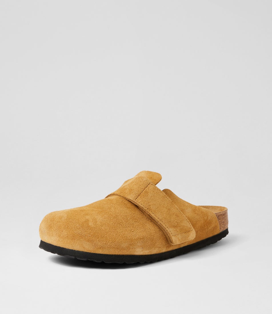 Loma Men's Cork Brown Suede Slides