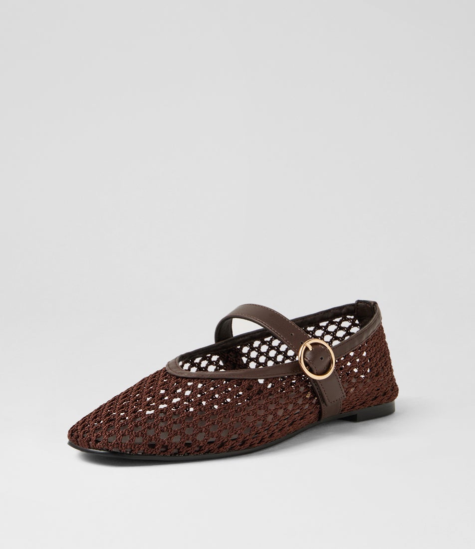 Eunice Chocolate Brown Mary Janes