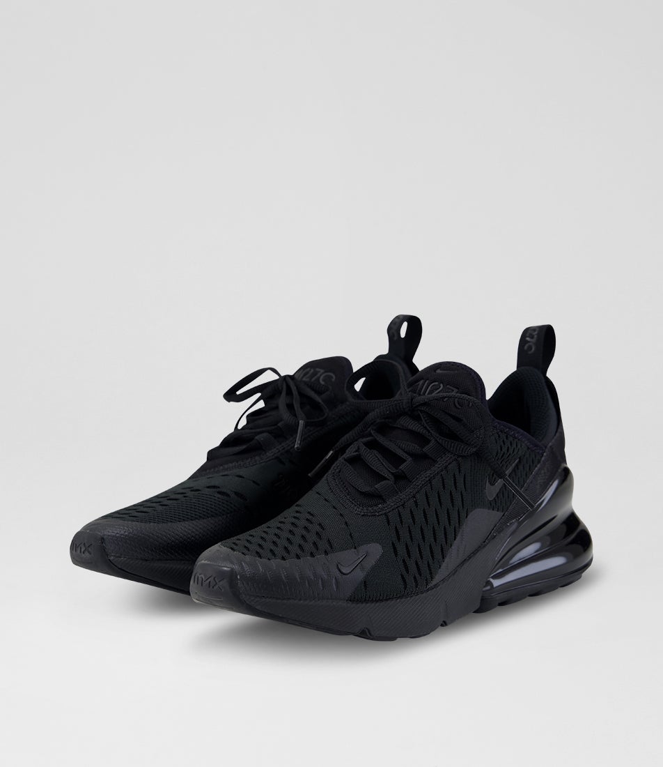 Air Max 270 Youth Black Mesh Sneakers
