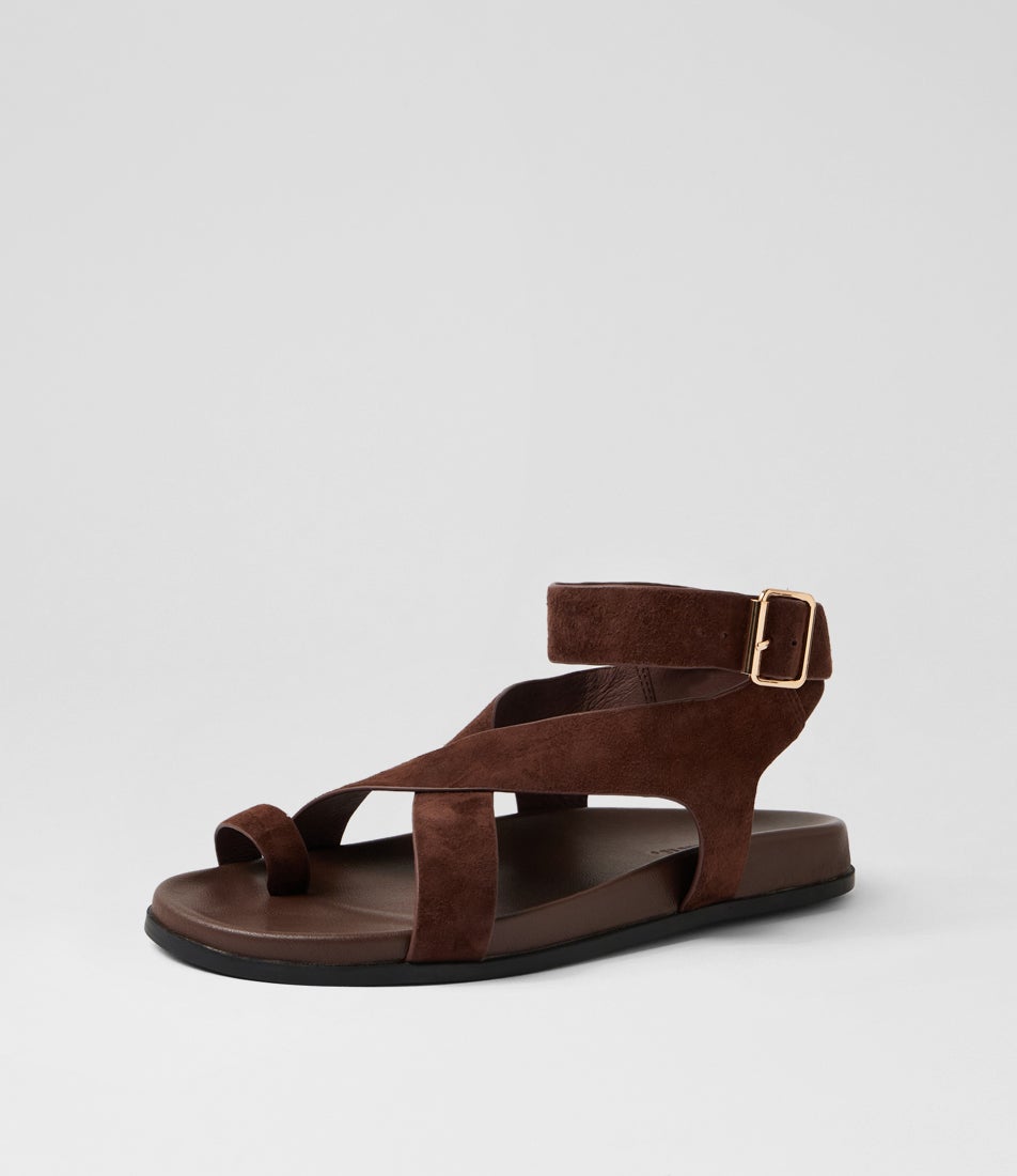Huiro Choc Suede Sandals