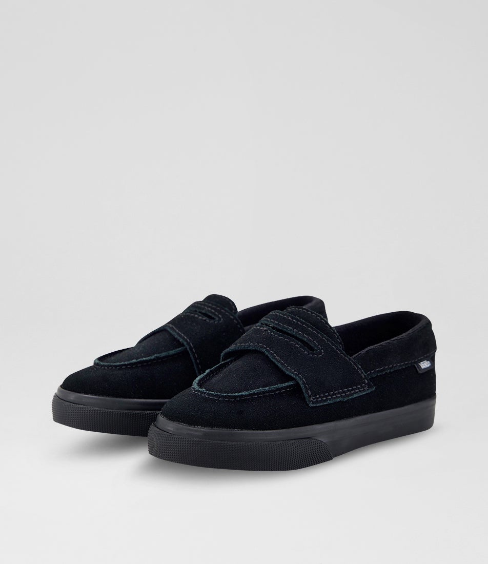 53 Toddler Black Suede Loafer